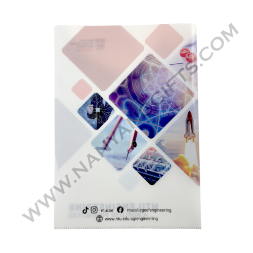 L-shaped folders_NTU engineering_nanyanggifts