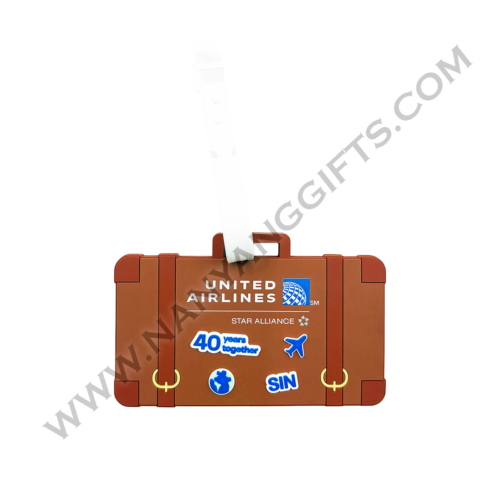 custom luggage tag_united airlines_nanyanggifts