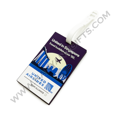 custom luggage tag_united airlines_nanyanggifts