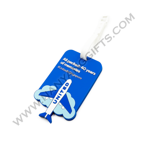 custom luggage tag_united airlines_nanyanggifts