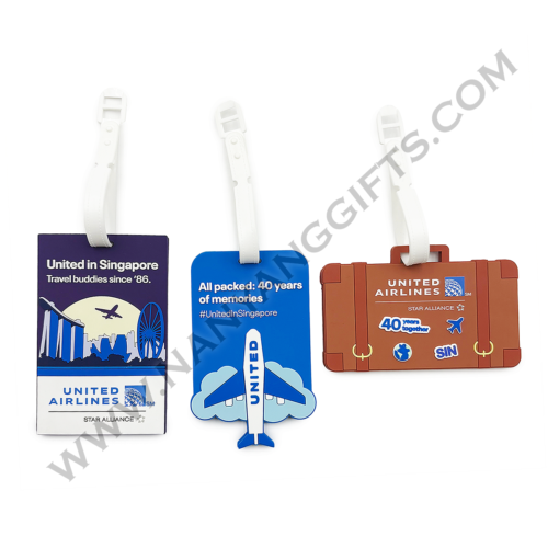 custom luggage tag_united airlines_nanyanggifts
