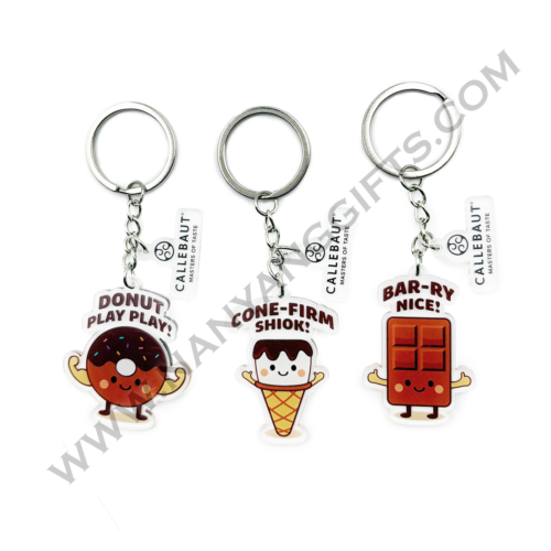 acrylic keychain with blind box_Callebaut_nanyanggifts