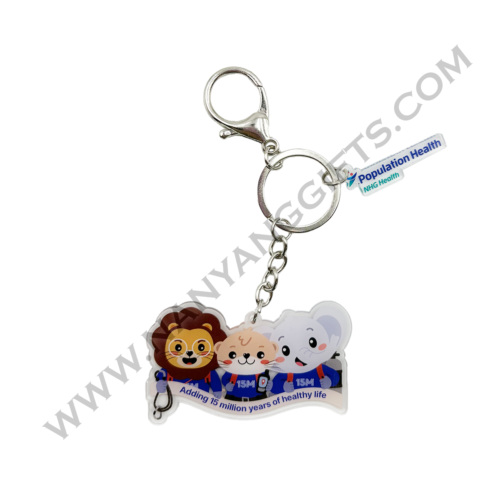 acrylic keychain_NHG Health_nanyanggifts