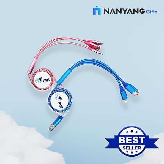 Three in One USB Charging Cable