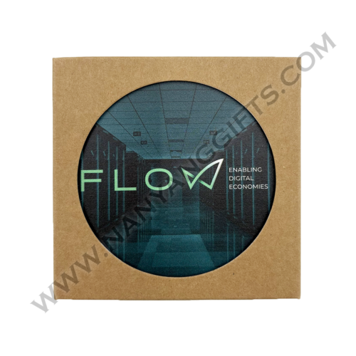 custom coaster supplier_FLOW Digital Infrastructure_nanyanggifts