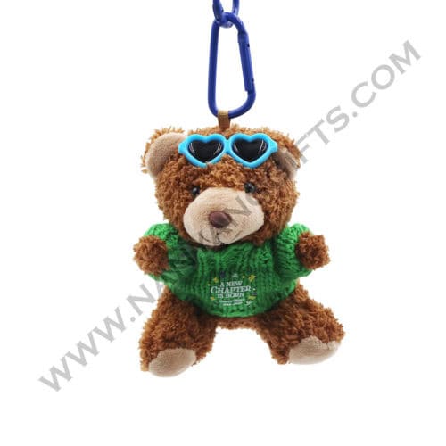 keychain sunglass plush toy_Mindef3