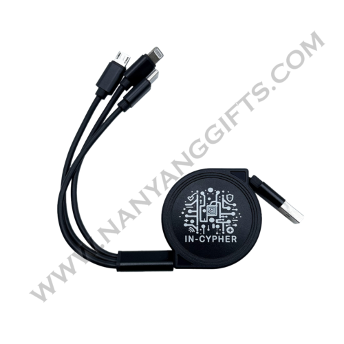 new flat Charging Cables_Imperial Research and Innovation Singapore_nanyanggifts