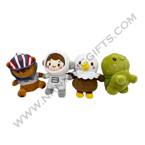 plushies with nylon tote bag_Amundi_Blind box_nanyanggifts