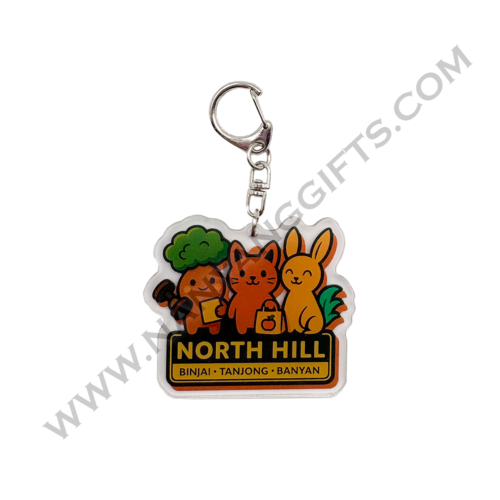 acrylic keychain with blind box_NTU_corporate gifts_nanyanggifts