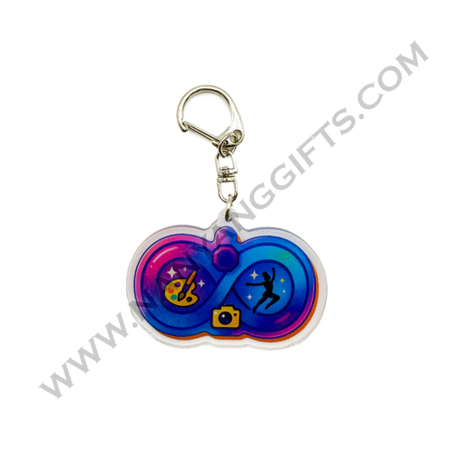 acrylic keychain with blind box_NTU_corporate gifts_nanyanggifts
