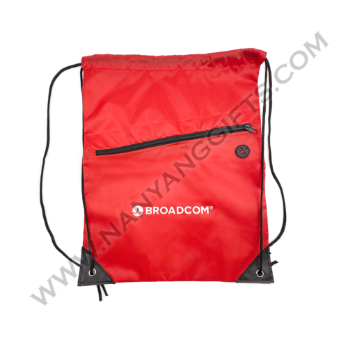 oxford drawstring bag_broadcom_corporate gifts