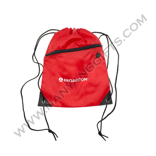oxford drawstring bag_broadcom_corporate gifts