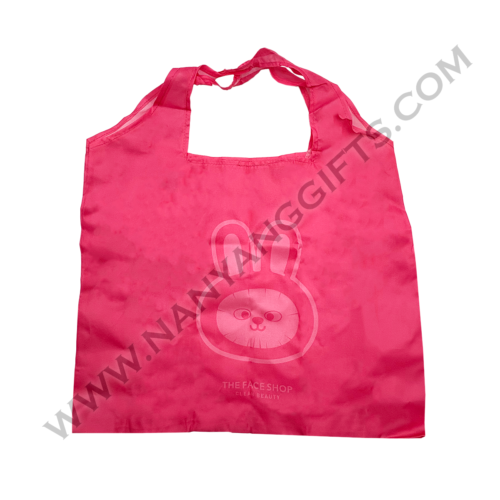 Customise 2 in 1 Plushie Nylon Tote Bag with blind box_The face shop_nanyanggifts