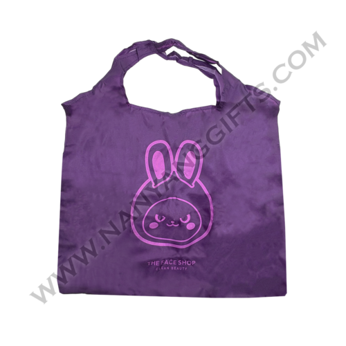 Customise 2 in 1 Plushie Nylon Tote Bag with blind box_The face shop_nanyanggifts