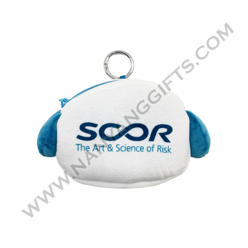 Keychain with earphone Pouch_SCOR Reinsurance Asia-Pacific_nanyanggifts